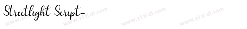 Streetlight Script字体转换